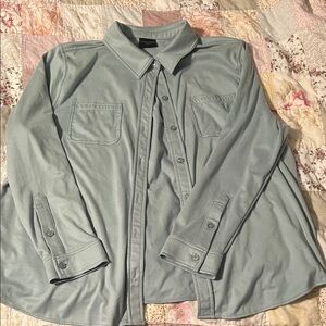 Light Green Button-Up Shirt